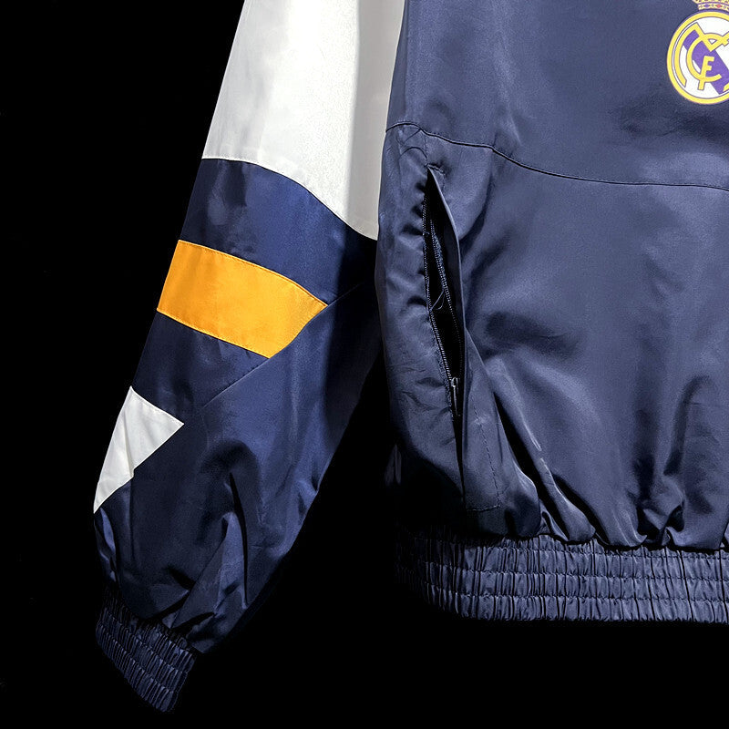 Coupe-vent bleu Real Madrid