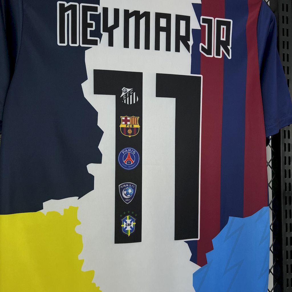 Maillot collector – Neymar, tous ses clubs