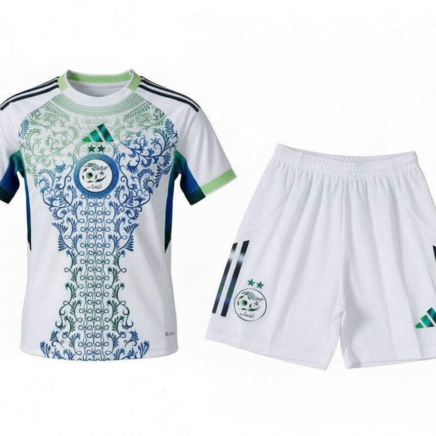 Maillots Algérie Kids Édition Blue white