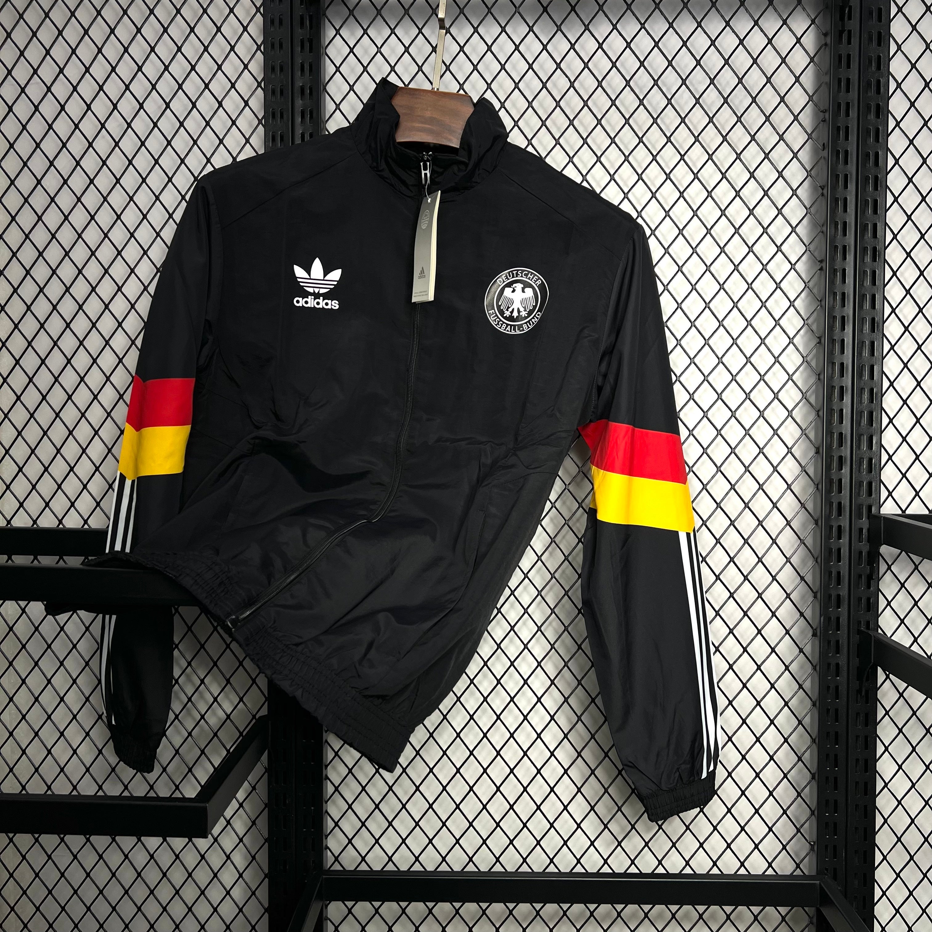 Veste coupe-vent noir Allemagne Euro 24/25