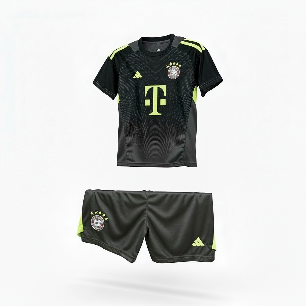 Kit gardien noir enfant Bayern Munich 25/26