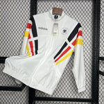 Veste coupe-vent blanche Allemagne Euro 24/25