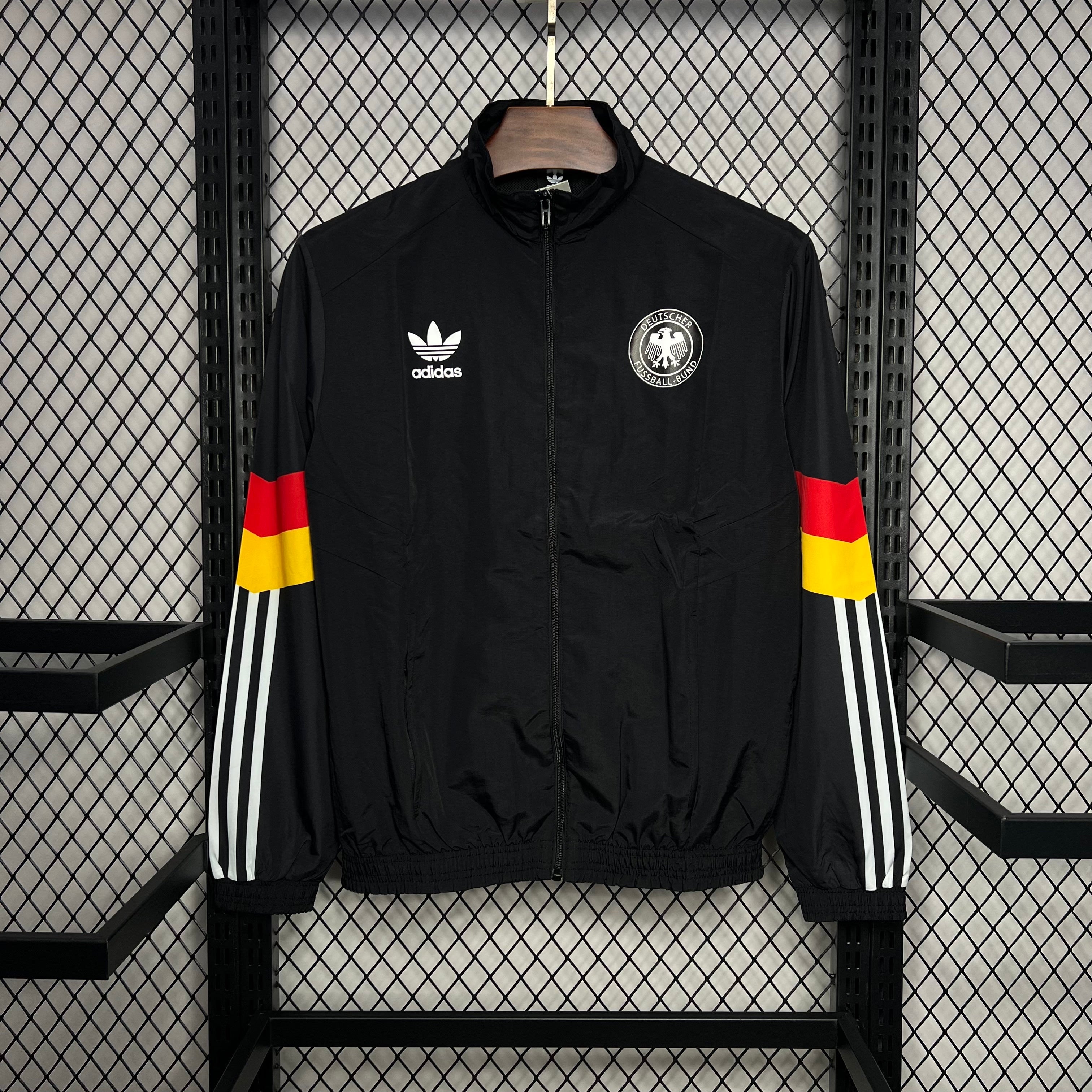 Veste coupe-vent noir Allemagne Euro 24/25