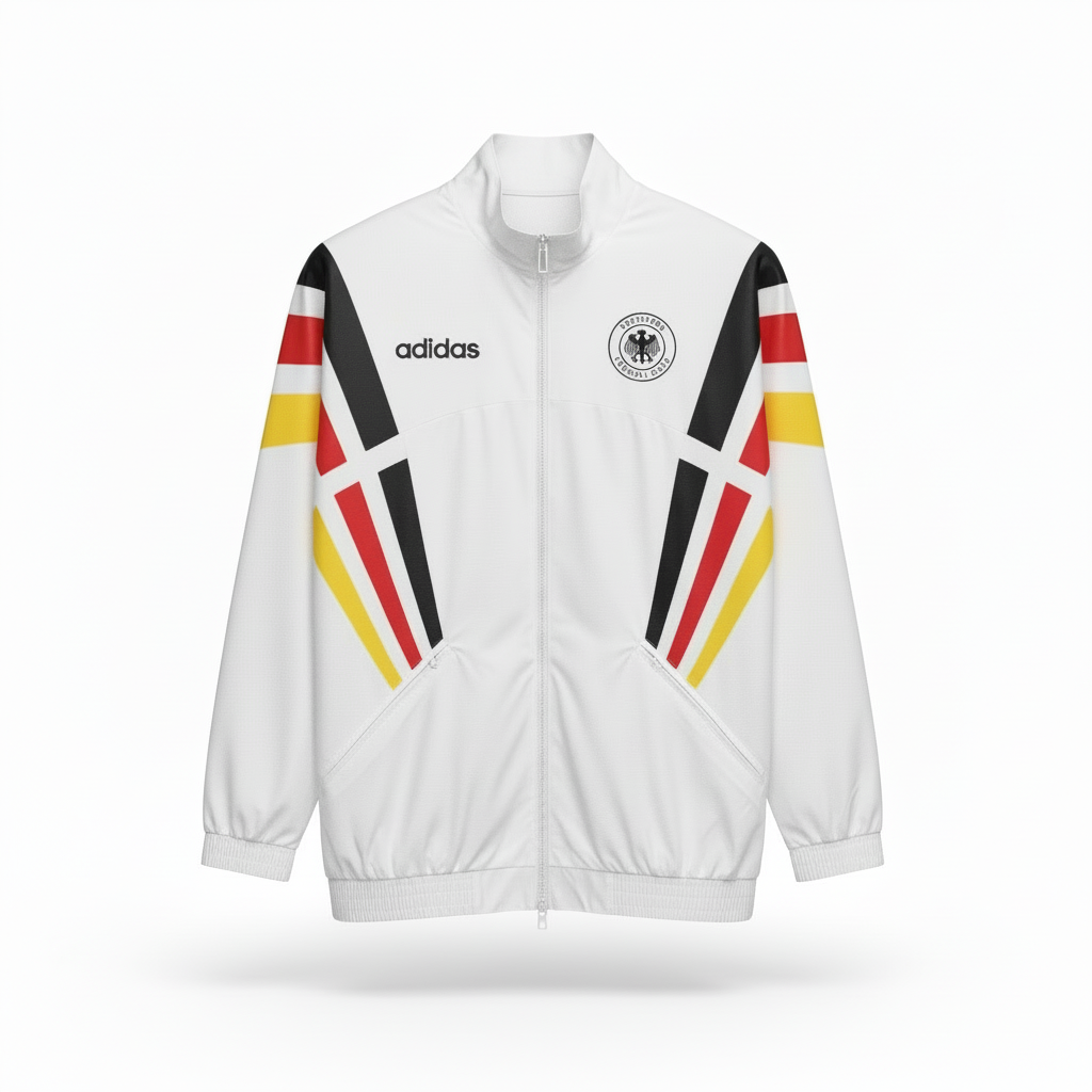 Veste coupe-vent blanche Allemagne Euro 24/25