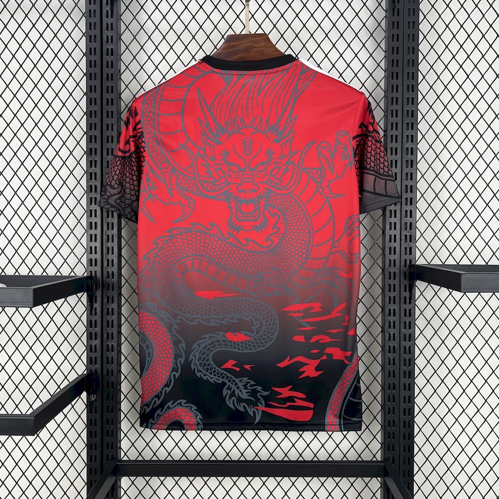 maillot du Real madrid 24/25 red and black dragon