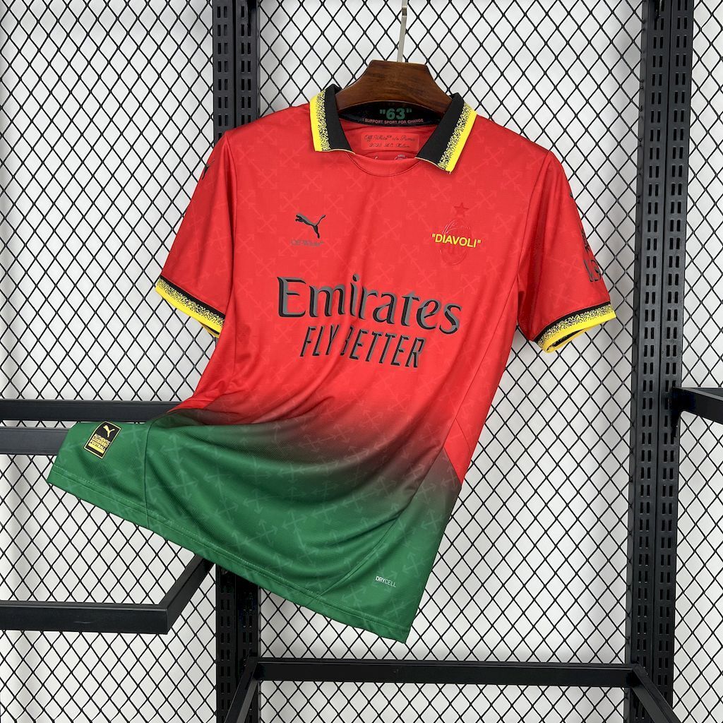 Maillot édition co-brandée de l’AC Milan 25/26