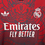 maillot du Real madrid 24/25 red and black dragon