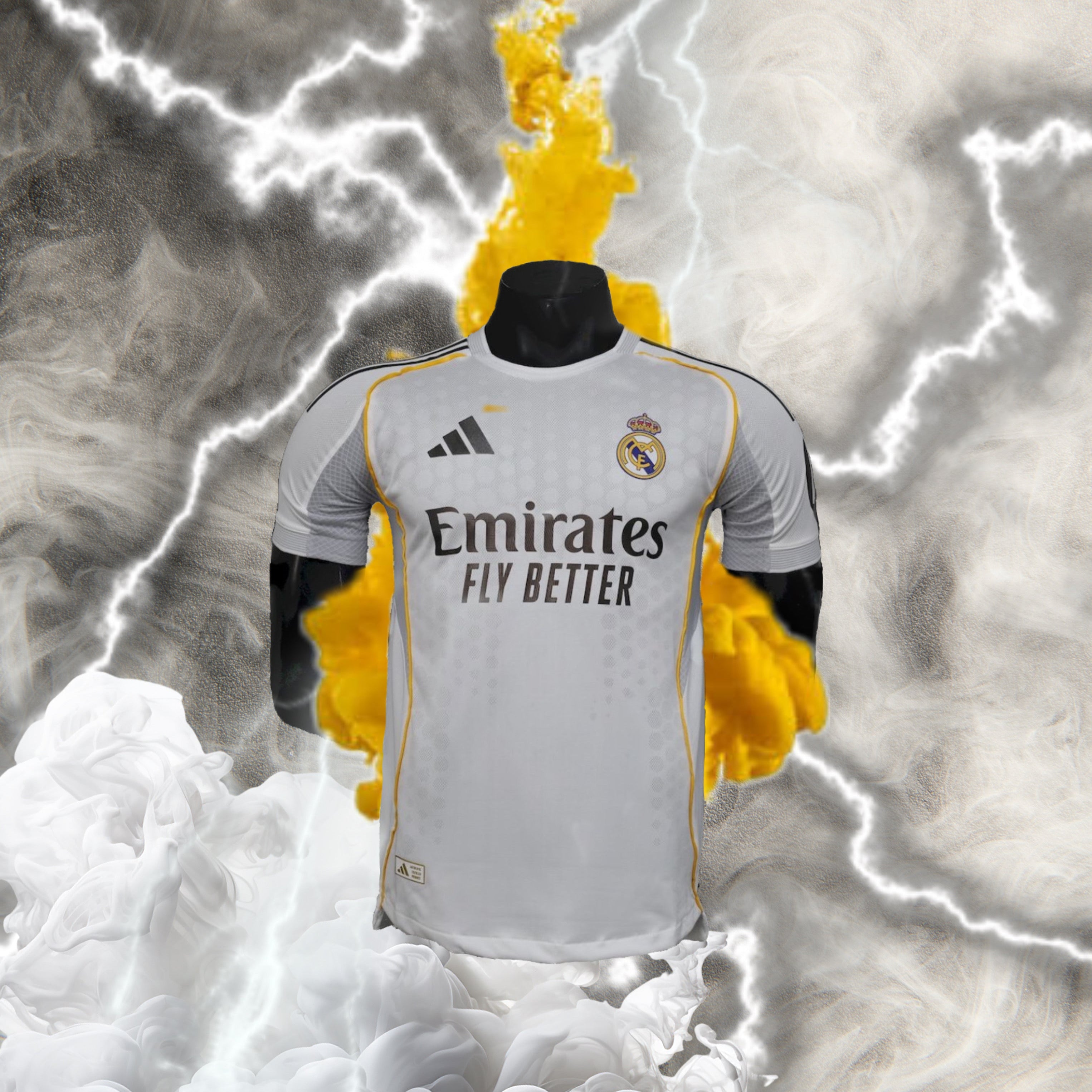 Real Madrid maillot domicile 25/26 player version manche courte et longue
