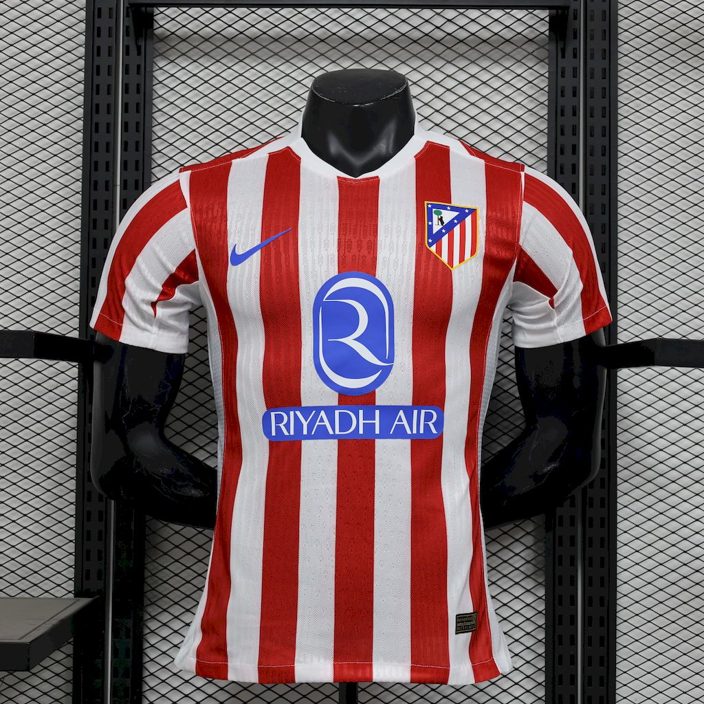 Atletico Madrid 25/26 maillots a domicile Player and fan version