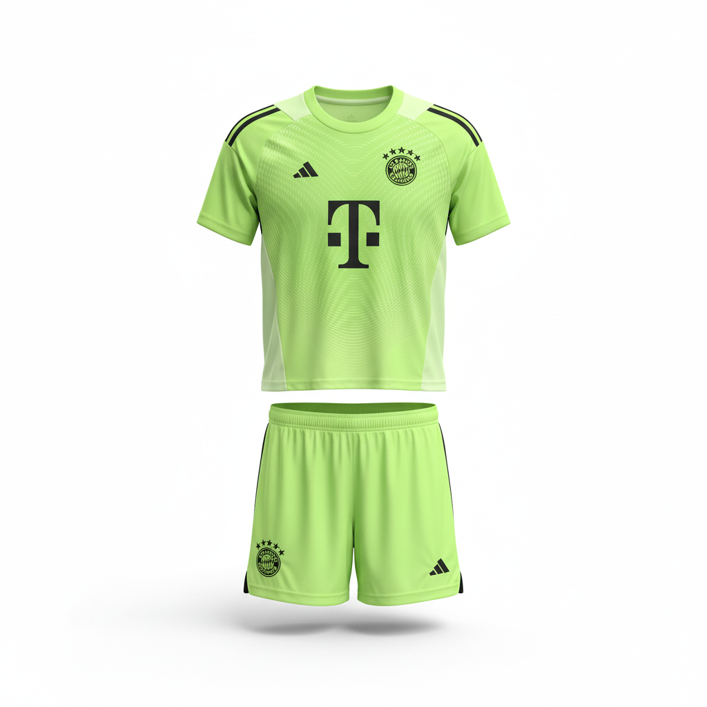 Kit gardien vert enfant Bayern Munich 25/26