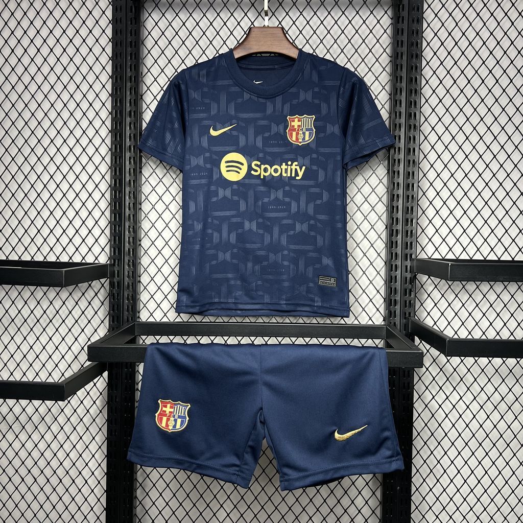 kit enfant du FC Barcelone 24/25 en édition spéciale 125e anniversaire