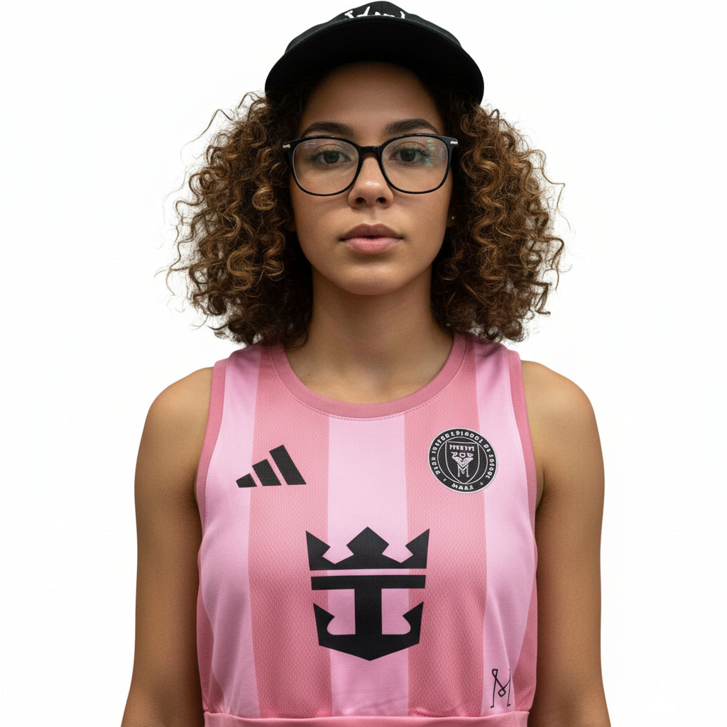 Gilet d’entraînement football femmes rose