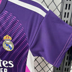kit gardien enfant violet Real Madrid saison 25/26