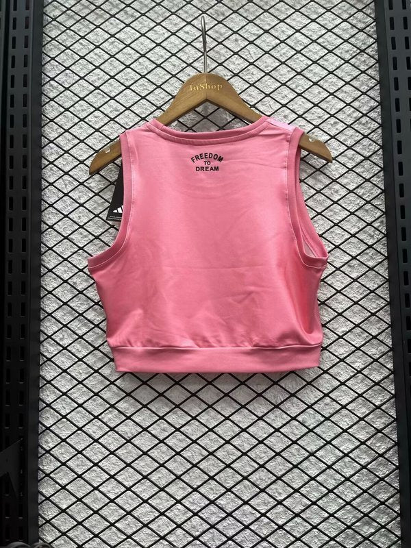 Gilet d’entraînement football femmes rose