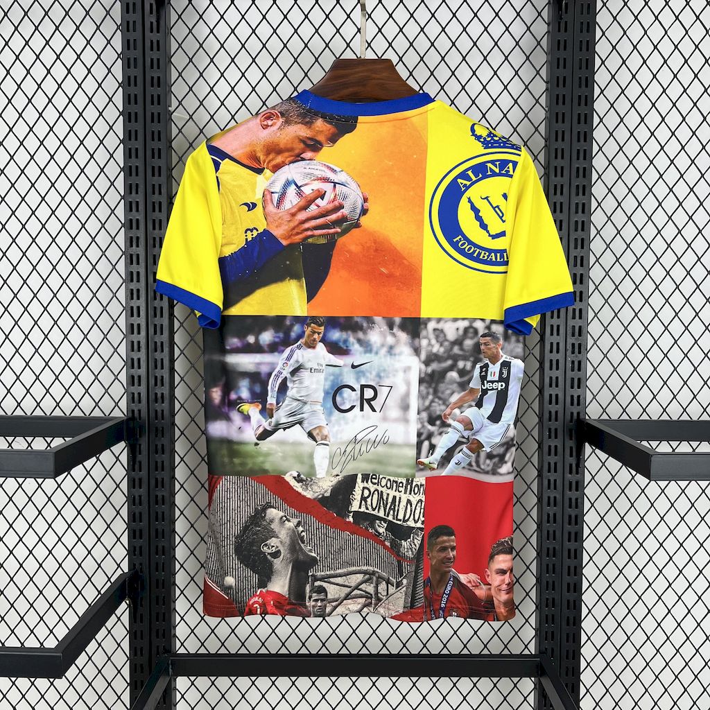 Maillot mixte de tous les clubs de Cristiano Ronaldo