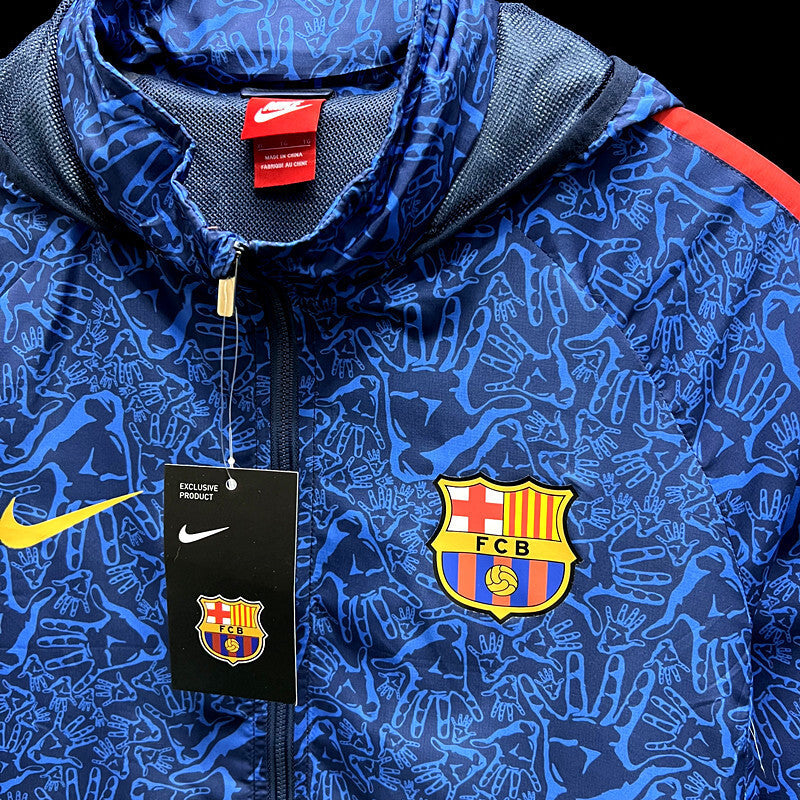 Coupe-vent bleu Barcelone