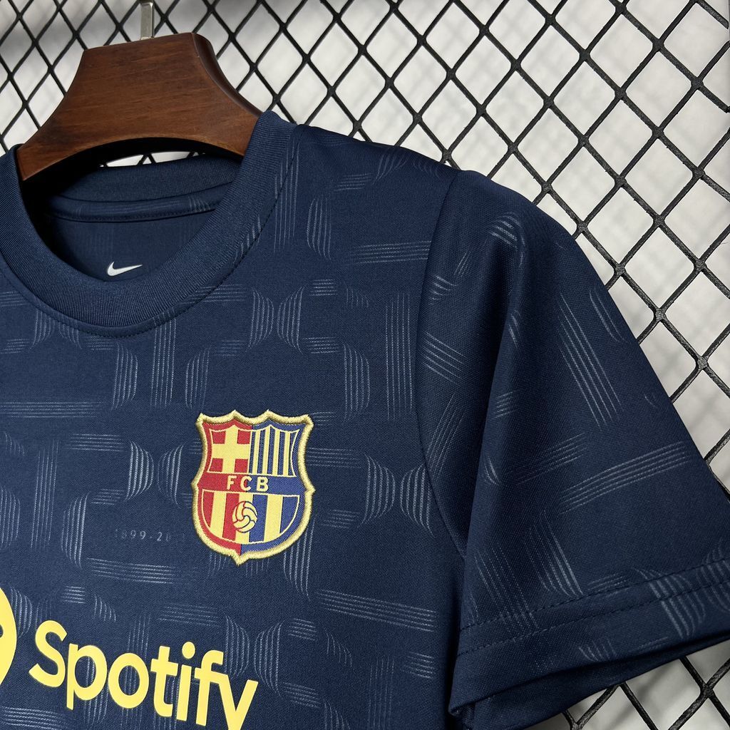 kit enfant du FC Barcelone 24/25 en édition spéciale 125e anniversaire