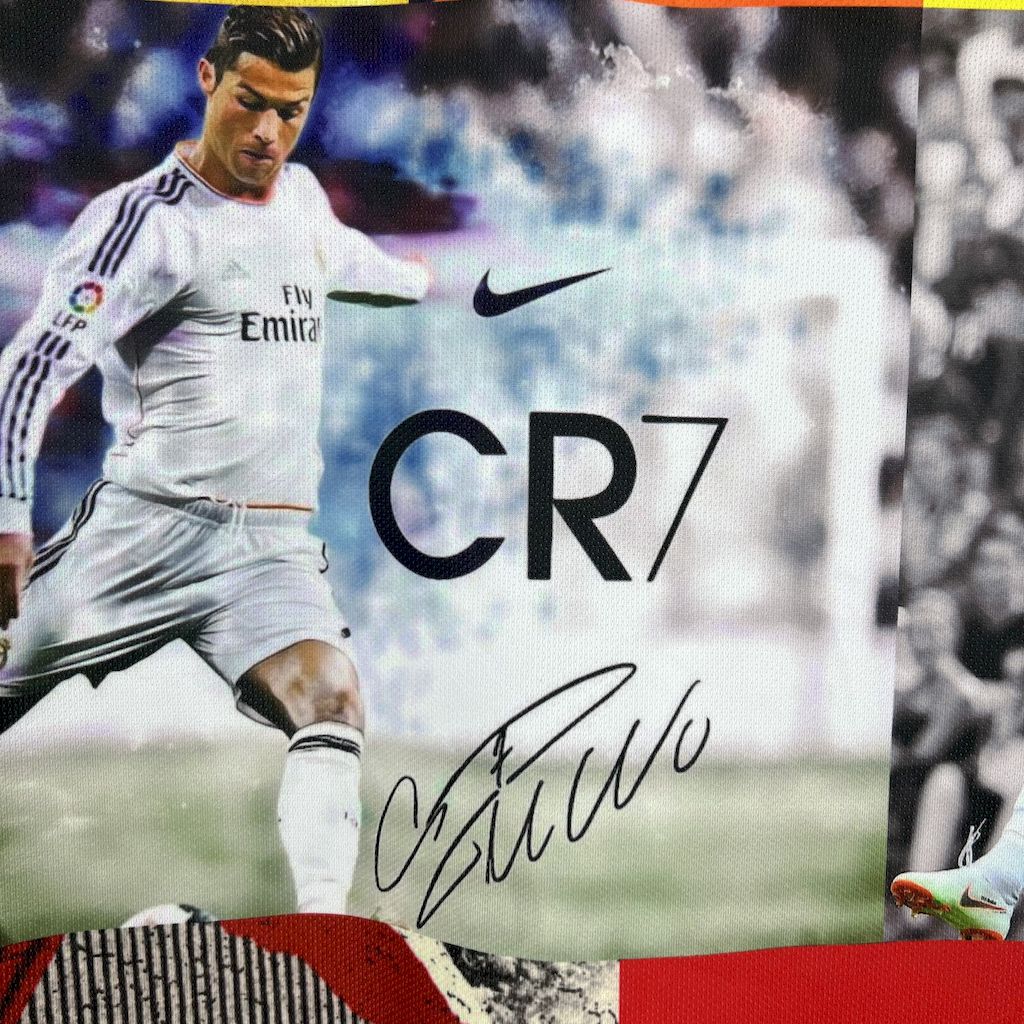 Maillot mixte de tous les clubs de Cristiano Ronaldo