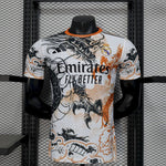 Real Madrid Maillot 25/26 Black and white dragon player version